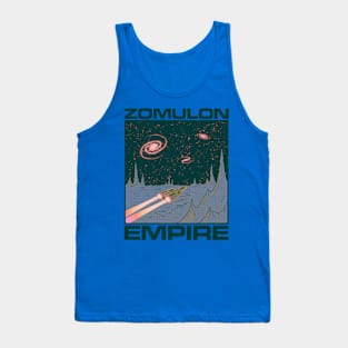 ZOMULON: EMPIRE (Green Starship) Tank Top